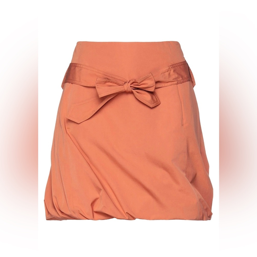 NEW FERRAGAMO  Cotton Short Balloon  Skirt 2-4/38 NWOT